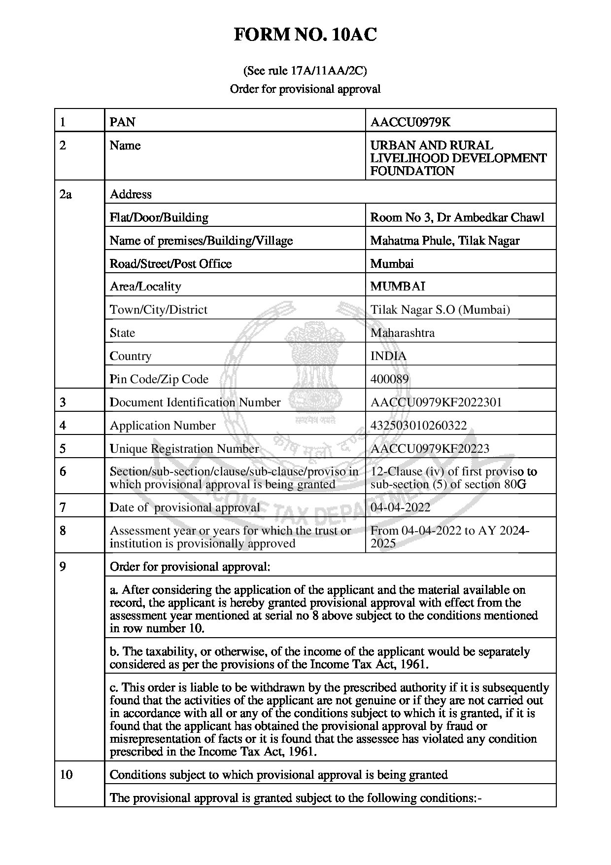 PDF Certificate